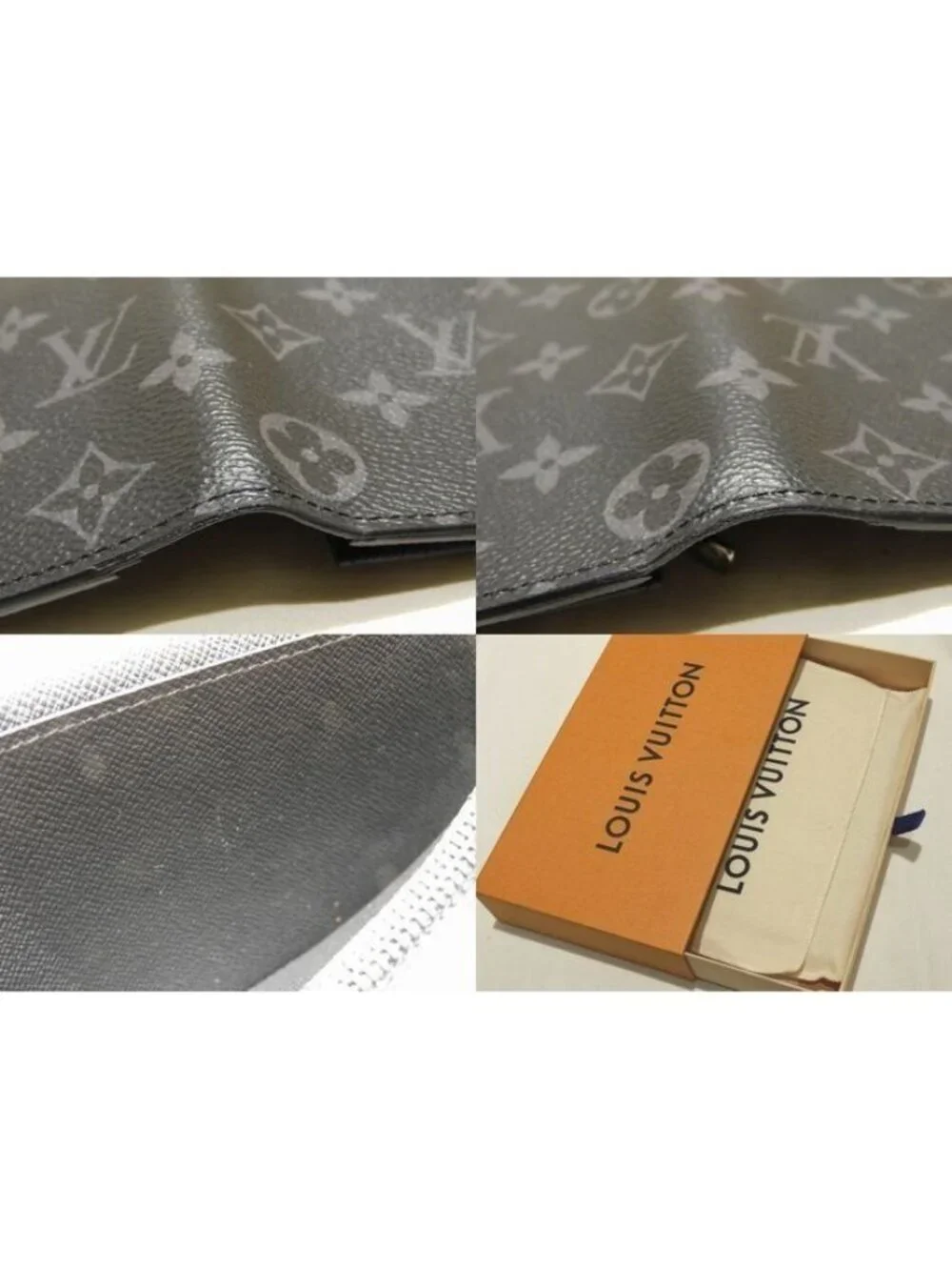 Louis Vuitton Brazza Bifold Wallet Monogram Eclipse Black